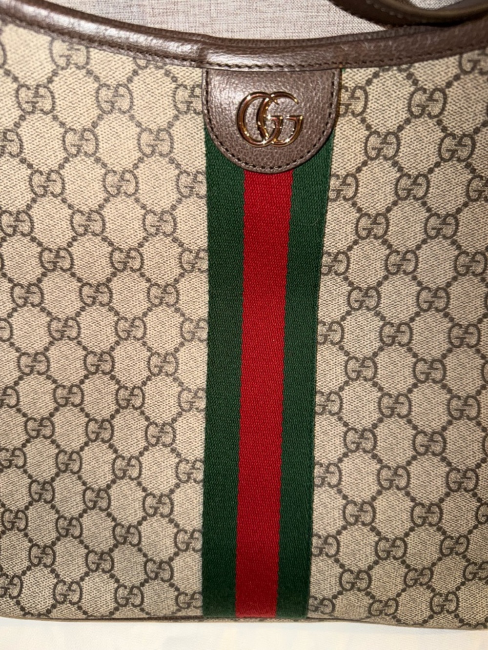 Gucci Ophidia GG emblem w web large bag NEW ❌❌SOLD ❌❌ - Picture 3 of 11